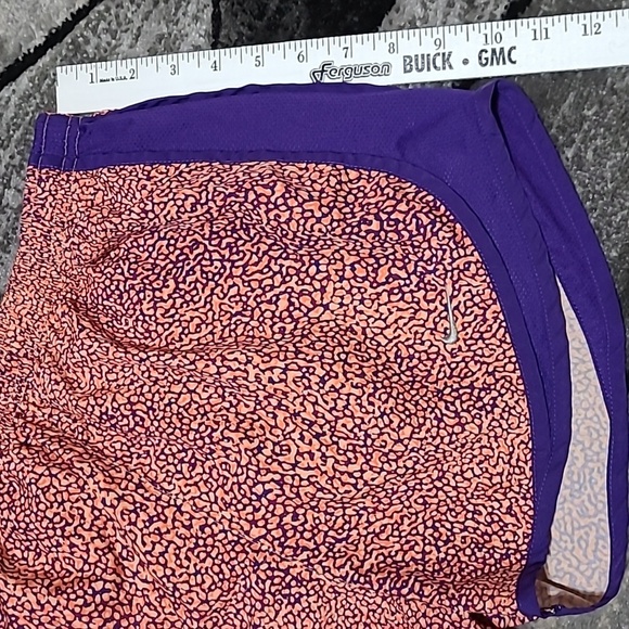 NIKE DRI-FIT EMBROIDERED SWOOSH LOGO MESH LINED ATHLETIC RUNNING SHORTS - Picture 3 of 12